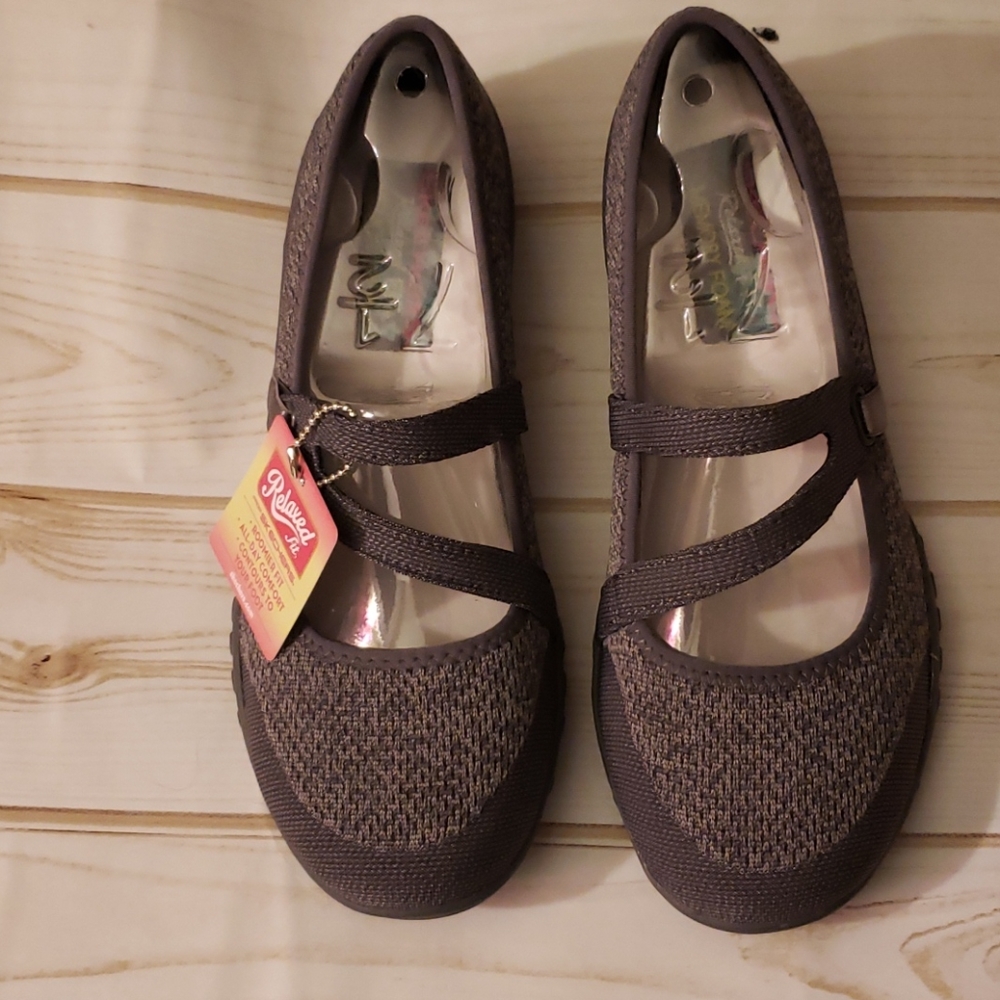 Gray shoes